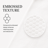 INFANITY Disposable Facial Towel 80 Sheets - 200mm x 200mm - Dry & Wet Use