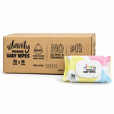 INFANITY Premium Baby Wet Wipes - 16 packs x 70 Sheets