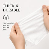 INFANITY Disposable Facial Towel 80 Sheets - 200mm x 200mm - Dry & Wet Use