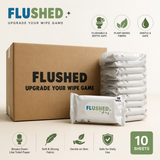 FLUSHED BY INFANITY - Flushable Wipes 10 Sheets