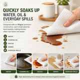 INFANITY Disposable Kitchen Towel 60 Sheets - Absorbent, Soft, Convenient, Reusable.
